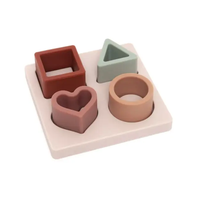 Petit Monkey – Παζλ σφηνώματα Σιλικόνης Heart 0 yrs+ 2