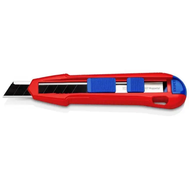 Knipex 9010165BK - Φαλτσέτα πλαστική με μεταλλικό οδηγό και λάμα 18mm