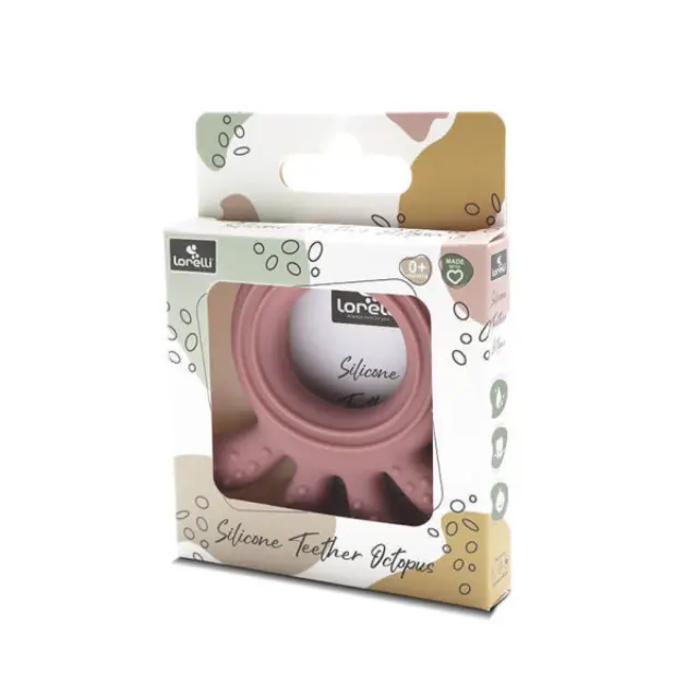 Lorelli Μασητικό Σιλικόνης Octopus Deep Pink 10210860002 2
