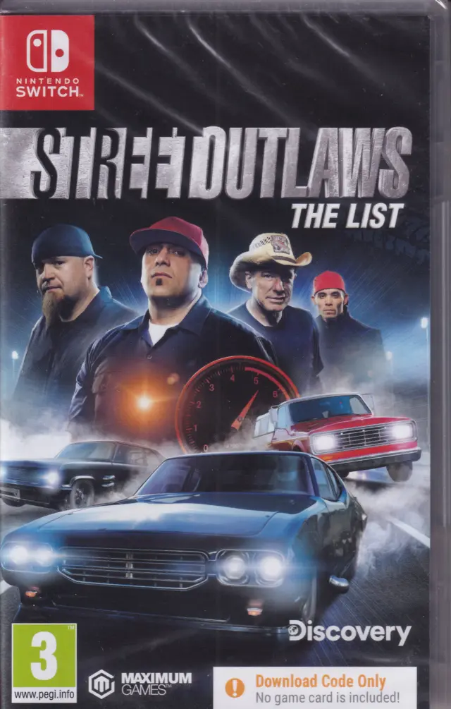 Nintendo Switch Street Outlaws: The List (Code in a Box)