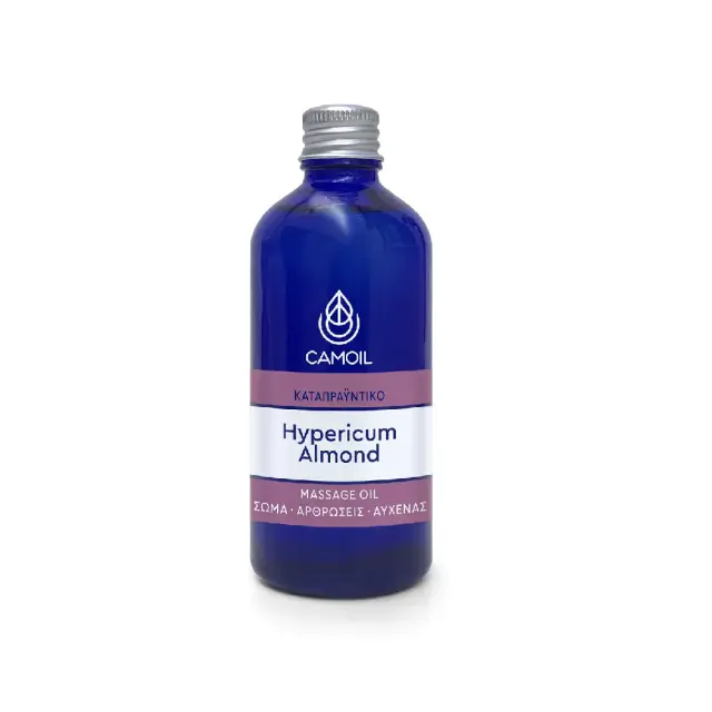 Camoil Hypericum Almond Massage Oil Καταπραϋντικό Έλαιο Μασάζ 100ml