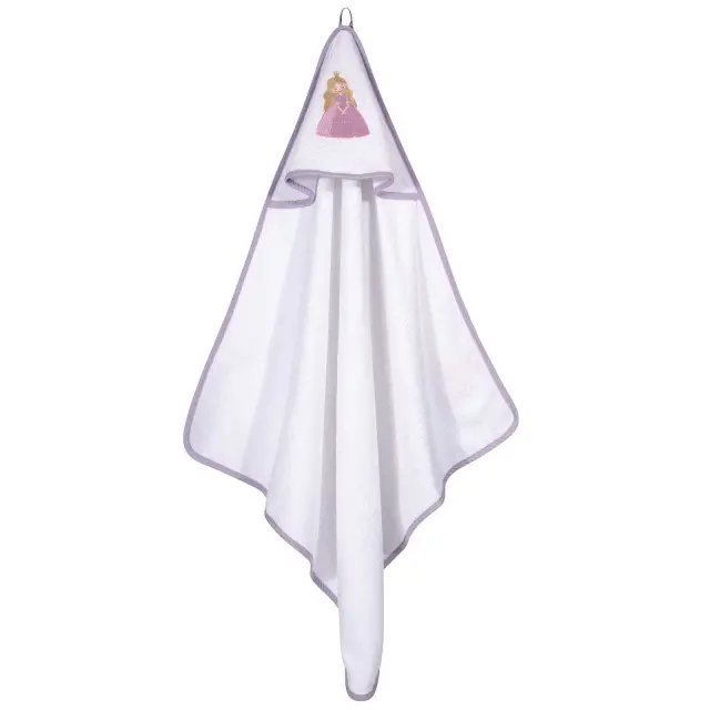 Βρεφική Κάπα 80x80 400gsm Greenwich Polo Club Essential 8862 White-Pink 100% βαμβακερό