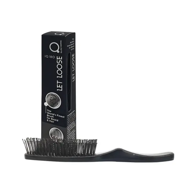 Qure Homme IQ 180 Let Loose Beard Brush - (επαγγελματική βούρτσα για μαλλιά και γένια) 3