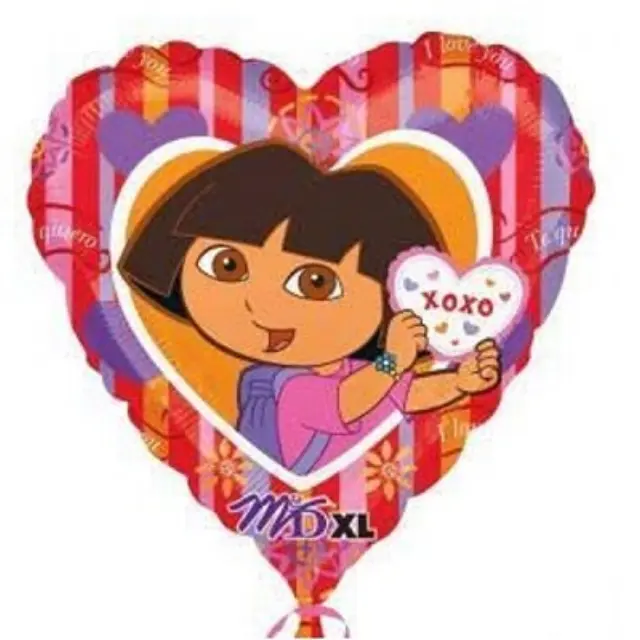 Μπαλόνι Φοιλ 32 Καρδιά Dora the Explorer / 81 εκ