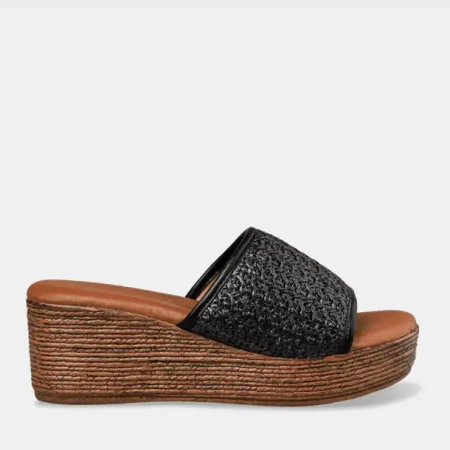 Mules Πλατφόρμες Envie Shoes v14-21018-34 Μαύρο - 36
