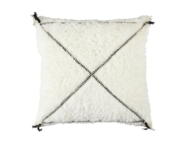 Διακοσμητικό Μαξιλάρι Home Deco Factory με διαστάσεις 40x40cm - White TX0105 3