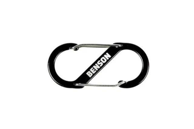 Carabiner hooks double 40 x 90 mm