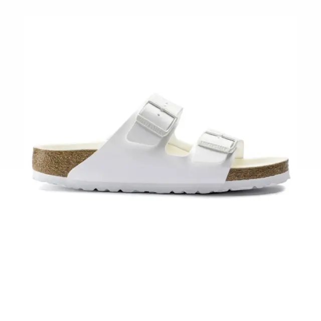 Birkenstock Πέδιλα Γυναικείο Birko-Flor(ανθεκτικό υλικό της Birkenstock-επιτρέπει την επαφή με το νερό) Άσπρο BIR/ARIZONA TRIPLES 1019046 WHITE - 39