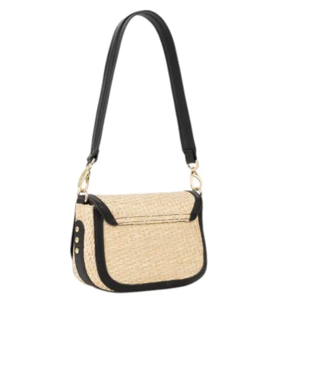 Valentino Bags - Γυναικεία Τσάντα Ώμου Demetra VBS9R909-G41 Μπεζ/Μαύρο 3