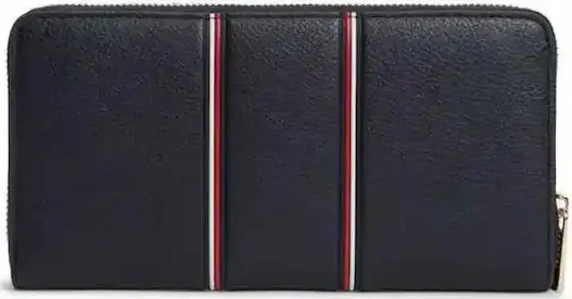 Tommy Hilfiger Γυναικείο Μεγάλο Πορτοφόλι TH Icon Lrg ZA Corp Σκούρο Μπλε 2