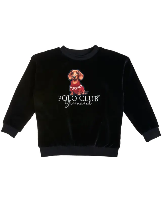 Σετ βελουτέ Greenwich Polo Club με κέντημα 2