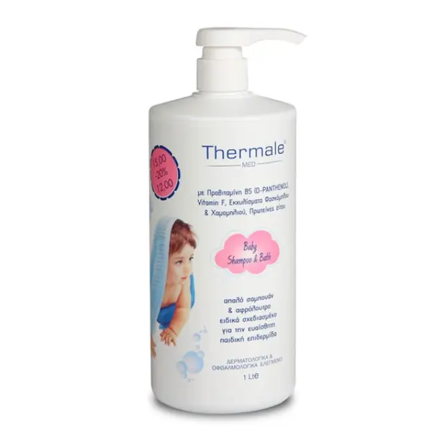 Thermale Med Baby Shampoo & Bath 1000ml