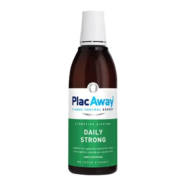PlacAway Daily Strong Στοματικό Διάλυμα κατά της Πλάκας, της Τερηδόνας, της Ουλίτιδας & της Περιοδοντίτιδας 500ml