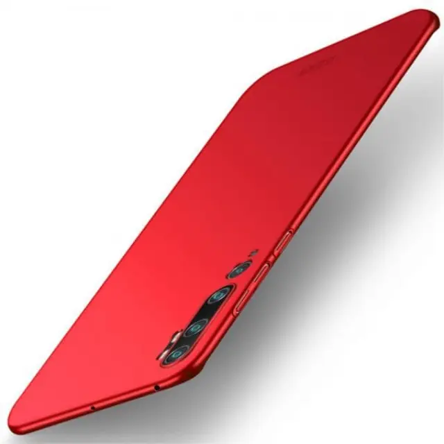 Mofi Θήκη Κάλυμμα Πλάτης Shield Slim Matte Frosted για Xiaomi Mi Note 10/ Mi Note 10 Pro Κόκκινη