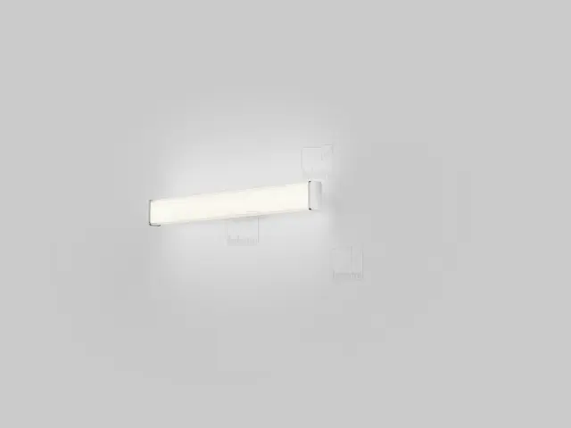 ISOU Φωτιστικό Τοίχου Μπάνιου LED 12W IP44 Ρυθμιζόμενης Θερμοκρασίας Χρώματος 3000K-4000K Χρώμιο 2