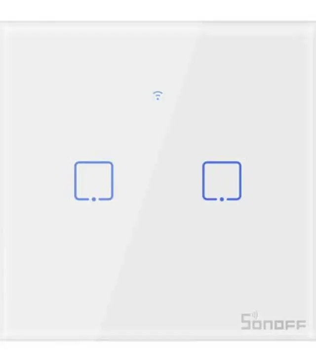 Sonoff Smart Switch WiFi + RF 433 T1 EU TX (2-channel) IM190314013