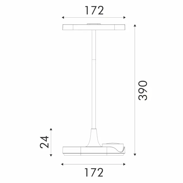 ΦΩΤΙΣΤΙΚΟ ΓΡΑΦΕΙΟΥ LED ACA BL1125WH ΛΕΥΚΟ 10W 4000K 400LM / BL1125WH 3