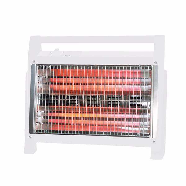 Θερμάστρα Χαλαζία Λευκή 1600W Eurolamp