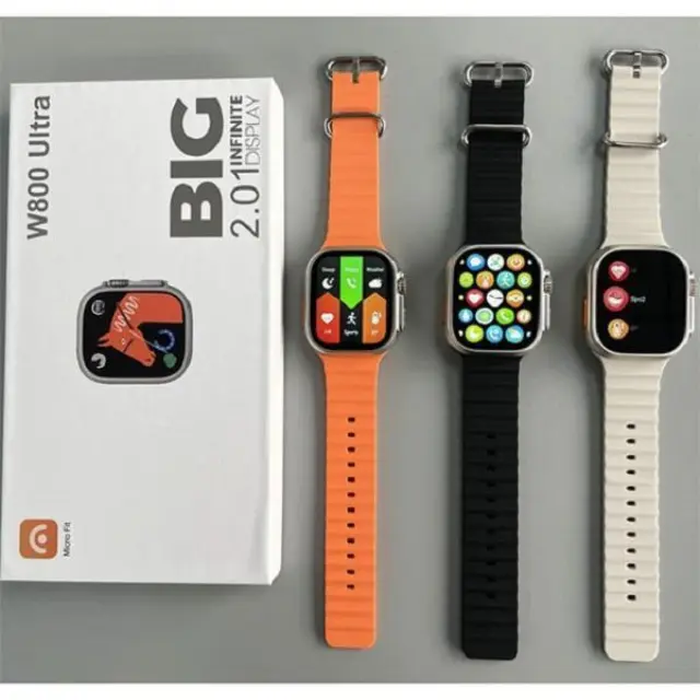 Έξυπνο ρολόι με οθόνη 2.01″ 49mm TR-2069 Λευκό/Μαύρο/Πορτοκαλί