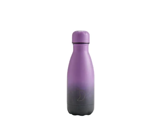 Μπουκάλι Θερμός Original Gradient Chilly's με χωρητικότητα 260ml και διατήρηση θερμοκρασίας 12h ζεστό / 24h κρύο - Midnight Haze