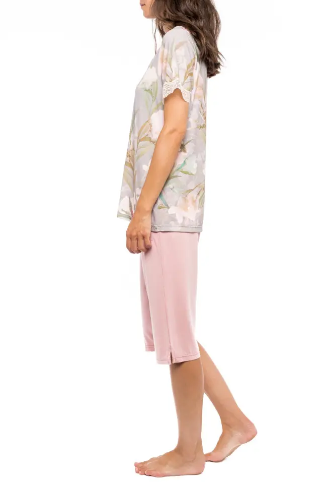 S1141 - Type - PYJAMA CAPRI GREY BLOSSOM 3