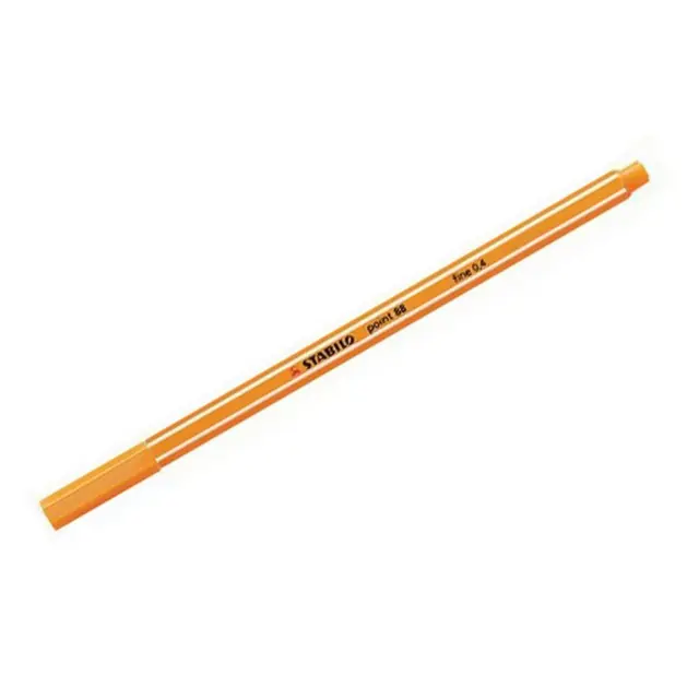 Μαρκαδόρος Stabilo Point 88 Fine 0,4mm Πορτοκαλί 88/54