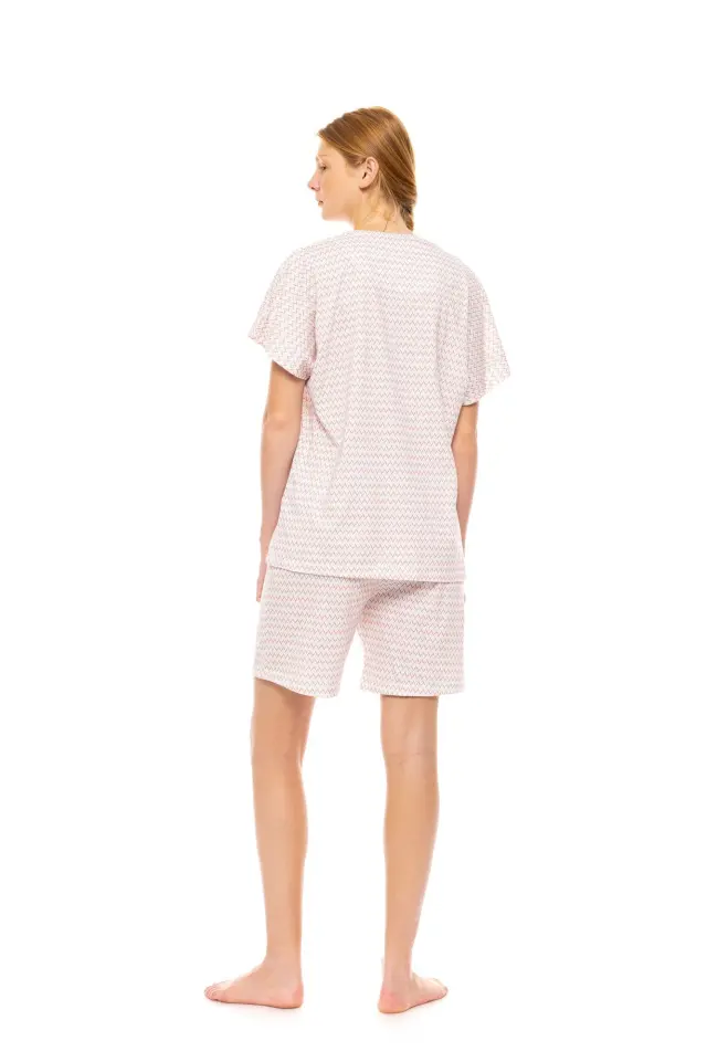 S1526 - Type - PYJAMA SHORTS SUNSET GEO 3