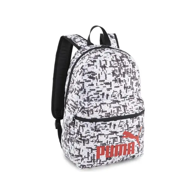 Puma Adult Phase Allover Print Backpack Άσπρο - Μαύρο 079948-12 (Puma) - One Size