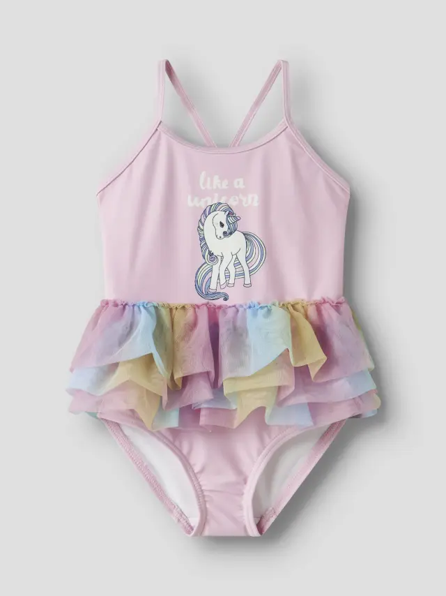 Name It Μαγιό κοριτσίστικο πλεκτό Ροζ NMFZUPA SWIMSUIT - 13253289 3