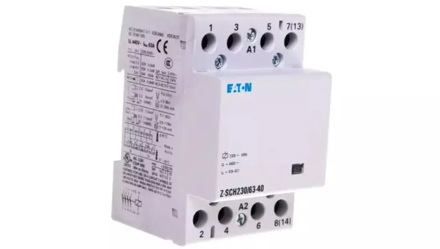 Z-SCH230/63-40 Installation contactor, 230VAC/50Hz, 4N/O, 63A, 3HP