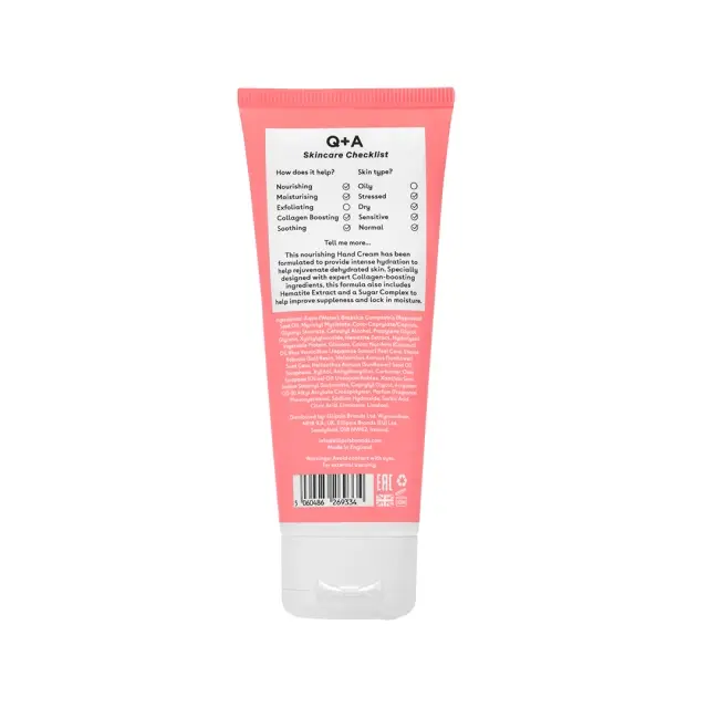 Q+A Collagen Hand Cream κρέμα χεριών με κολλαγόνο 75ml 2