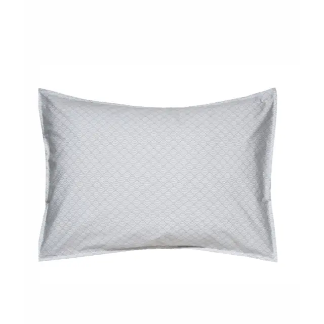 Σετ Μαξιλαροθήκες 2 Τεμαχίων Kentia Rosaira 22A Grey-White 50x70