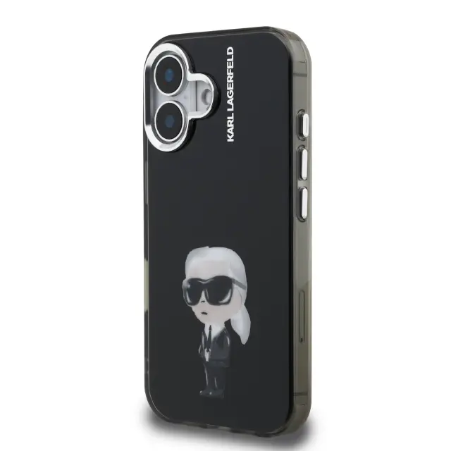 Karl Lagerfeld IML Aquarelle Karl Case for iPhone 16 Black 2