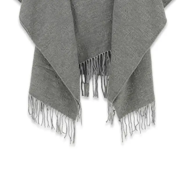 Poncho GUESS AW5660POL03 Γκρι - ONE SIZE 2