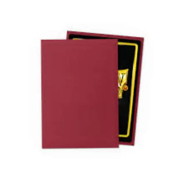Dragon Shield Standard Matte Sleeves - Blood Red 'Simurag' (100 Sleeves) 2