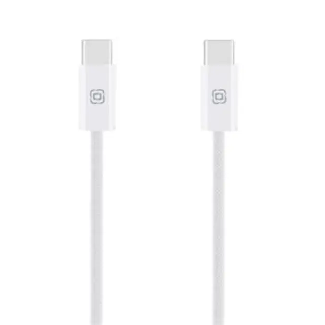 OBAL:ME Super Fast USB-C/USB-C Braided Cabel 100W 2m White