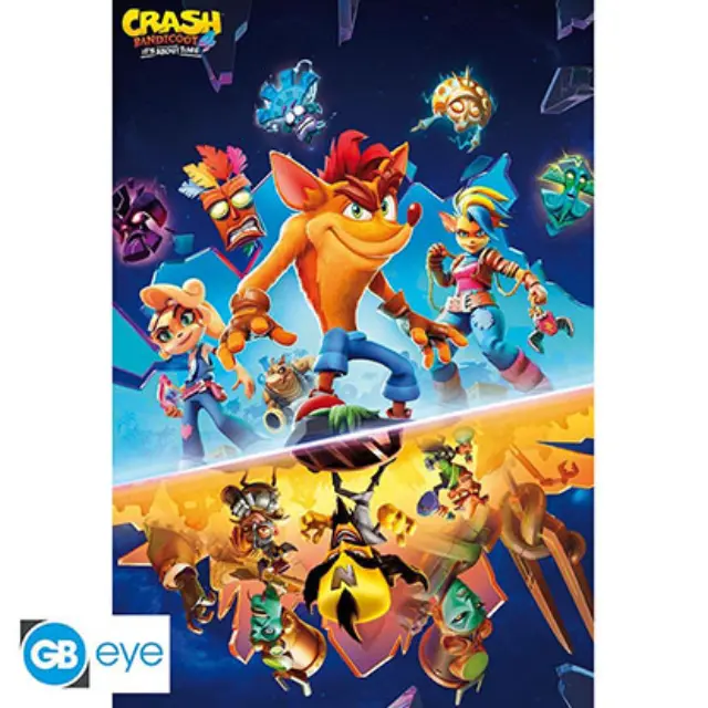 ABYstyle Αφίσα CRASH BANDICOOT - It s About Time - Poster 91x61cm (ABYDCO808)