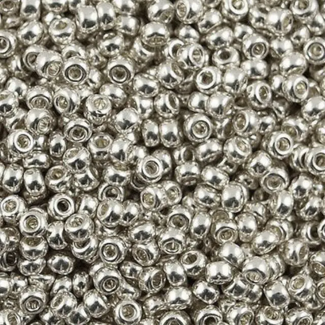Χάντρα Miyuki Round Rocailles 8/0 - 4201 - Duracoat Galvanized Silver ~25gr