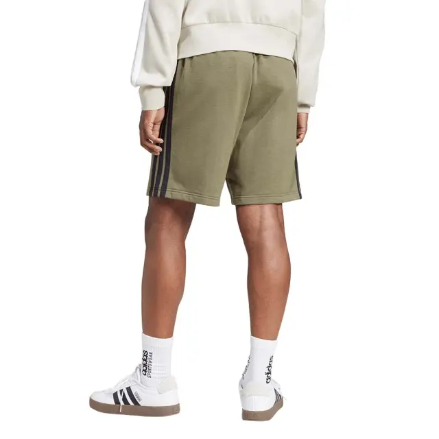 adidas Sportswear Men's 3Stripes French Terry Shorts Λαδί JE6416 (adidas Sportswear) 2