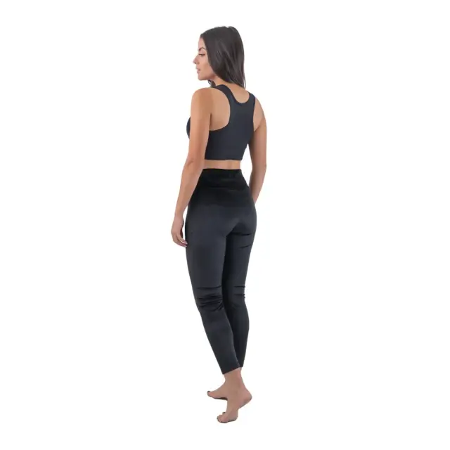 MyWrap Γυναικείο Κολάν Velvet, Χρώμα Μαύρο 3