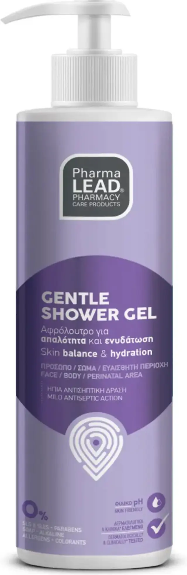 Pharmalead Gentle Shower Gel Pump 500ml
