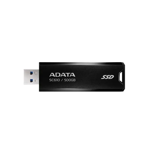 Adata SSD External SC610 500GB USB3.2a Gen2 Black (SC610-500G-CBK/RD) (ADASC610-500G-CBK-RD)