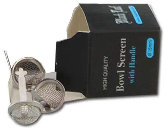 Σίτες Pipe Screens με Μεταλλικό Στεφάνι και Λαβή 15mm - 3τμχ
