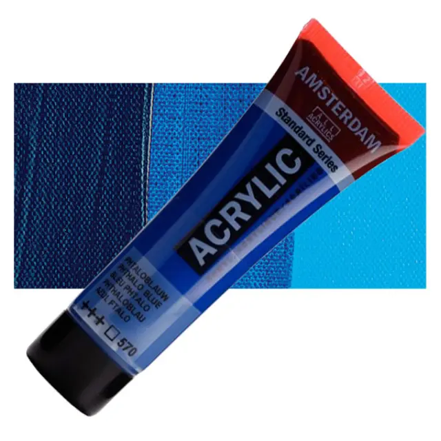 Ακρυλικό Talens Amsterdam 570 Phthalo Blue - 20ml