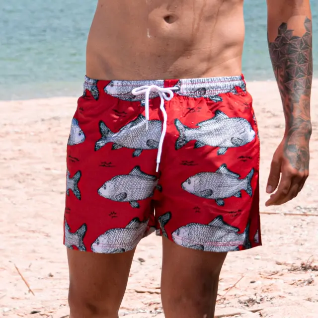 Μαγιό Noshame® Red Pattern - 682123 - S