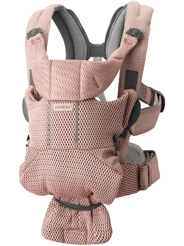 BabyBjörn Μάρσιπος Move, Dusty pink, 3D Mesh - 1408-099003E1