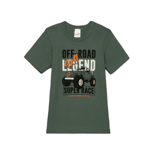 Minerva Παιδικό Φανελάκι Aγόρι Off-Road Legend, Χρώμα Green Balsam