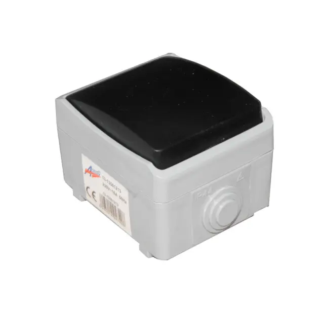 ΔΙΑΚΟΠΤHΣ ΜΠΟΥΤΟΝ ΕΞΩΤΕΡΙΚΟ ΣΤΕΓΑΝΟ IP54 16A ΓΚΡΙ