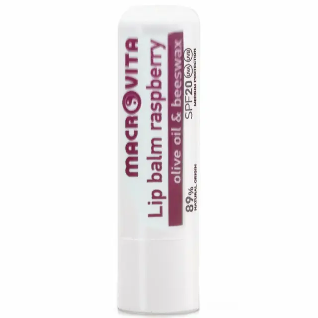 Macrovita Raspberry Lip Balm 4.8gr