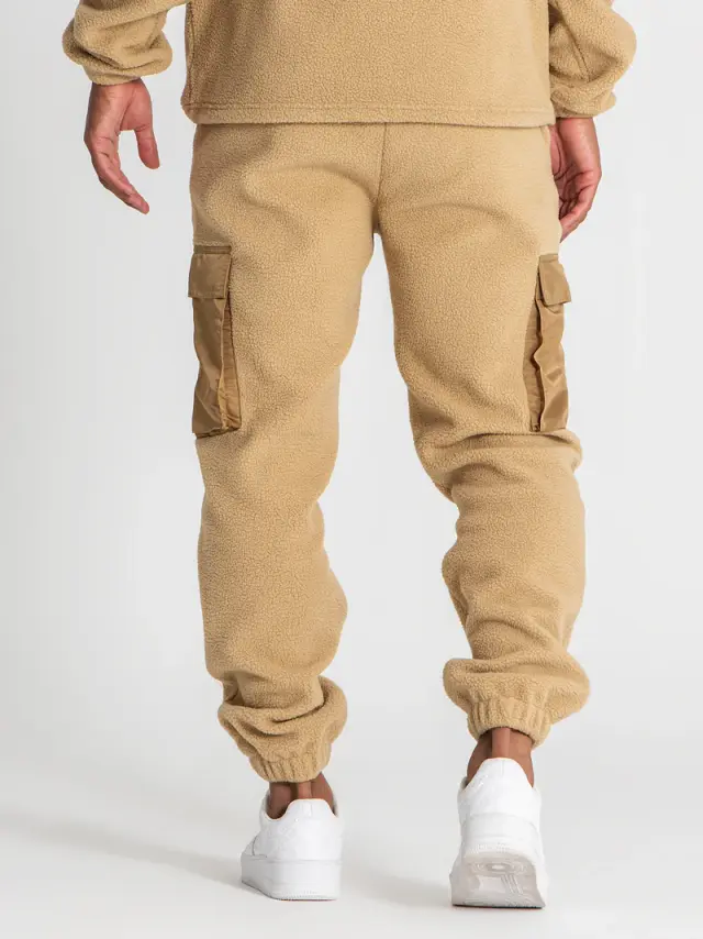 Gianni Kavanagh Ανδρική SHERPA Φόρμα Cargo – Camel - XL 3